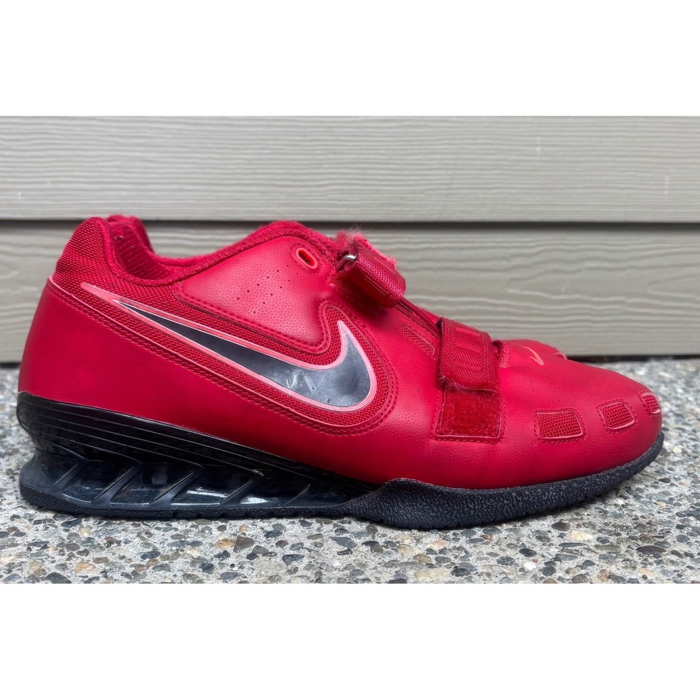 Nike‎ Romaleos 2 Men's Weightlifting Shoes Red Black 476927-606 Size 12